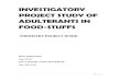 77613250 Investigatory Project Study of Adulterants in Food1