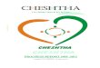 CHESHTHA Progress Report 2009-2012