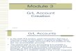 CFGModule 3 - GL Account Creation
