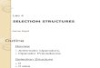 Lec4- Selection Structures