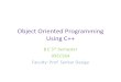 Sessions - OO Programing Using C++