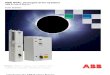 ABB HVAC Packaged Drive Systems