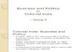 STI_Business and Politics in Colonial India