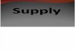 Law of Supply and Elasticity of Supply
