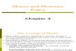 Chapter 3 Money and Monetary Policy