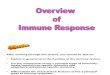 Overview of Immune Response 11