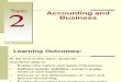Topic 2 Accounting Business