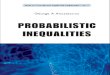 George Anastassiou - Probabalistic Inequalities