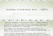 Indian Contract Act - 1872 Final