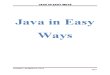 Java in Easy Ways