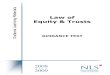 NTU_Equity & Trusts Law Guidance Text 2008-2009