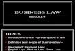 Iifm Business Law m1