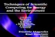 Scientific Computing for Energy