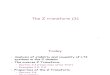 L20. the Inverse ZT. Properties of ZT