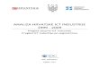 Analiza hrvatske ICT industrije 1999.-2009. - prvi dio