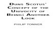 Tonner, Philip - Duns Scotus concept of the univocity of being. Another look