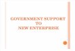 Govt Support New Enterprise