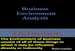LCM-MBA Business Environment Analysis