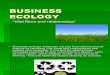 BUSINESS ECOLOGY Vital Flows Gd Intro With Hosp Ex. and Relationships Very Green