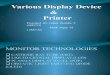 Display Device & Printer