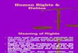 POlitical Science-Chap 05- Human Rights & Duties