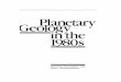 Planetary Geology in the 1980s