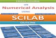 SCILAB for Numerical Analysis
