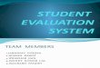 Student Evaluation System