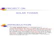 Solar Tower Project Physics