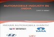 Automobile Industy in India