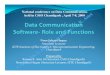 Presentation: Data Communication Software - Role and Functions