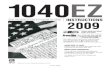 2009 1040ez IRS Instruction Book