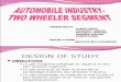 Automobile industry - two wheeler segment