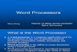 Word Processors 2009