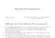 Word Processors 1-6-2009