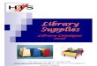 Library Supplies Catalogue
