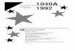 US Internal Revenue Service: i1040a--1992