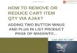 Magento Ajax Shopping Cart Extension