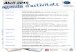 Agenda d'activitats Abril 2015