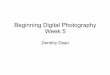 Tcc Digital Photography Week 5