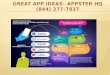 Android Apps Development - Appster HQ (844) 277-7837