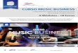 Curso de music business · Temario