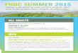 FHBC Summer '15 Classes & Activities