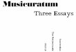 Musicuratum: Three Essays