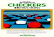 (Atari 2600: Activision) Checkers