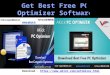 Get Best Free PC Optimizer Software