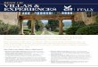 Cit Italy Villa Experiences Flyer - March 2016