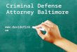 Criminal defense attorney