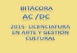BITÁCORA- ARTES COMBINADAS-