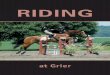 Riding at Grier School